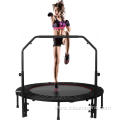 Mini Fitness Trampoline with Adjustable Handle and Rebounder